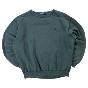Vintage 90’s Polo Ralph Lauren Crewneck Sweatshirt Men’s Large Green